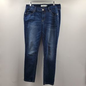 Torrid Denim Boyfriend Jeans Dark Wash Blue